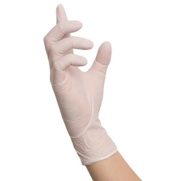 NITRAS BIG WHITE WAVE, Nitril-Einmalhandschuhe, weiß