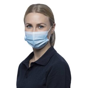 NITRAS PROTECT Medizinische Gesichtsmaske, 100% Fleece, latexfrei, 3-lagig - Expert Medizinbedarf