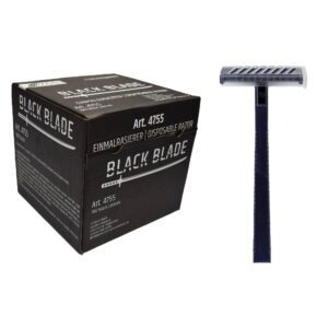 NITRAS BLACK BLADE, Einweg-Rasierer, schwarz