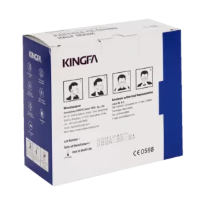 KingFa FFP2 Atemschutzmaske, ohne Ventil, 6er Box, weiß