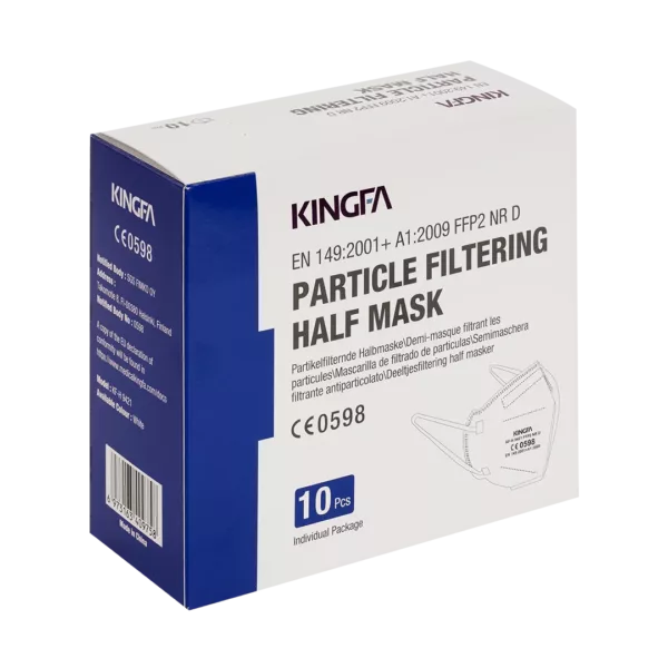 KingFa FFP2 Atemschutzmaske, ohne Ventil, 6er Box, weiss - Expert Medizinbedarf