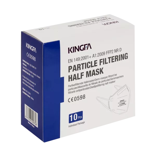 KingFa FFP2 Atemschutzmaske, ohne Ventil, 6er Box, weiß