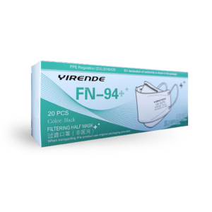 YIRENDE® FFP2 Atemschutzmaske ohne Ventil, 20er Boxen, weiss - Fischform - Expert Medizinbedarf