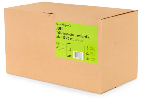 Green Hygiene JUPP Toilettenpapier, 2-lagig