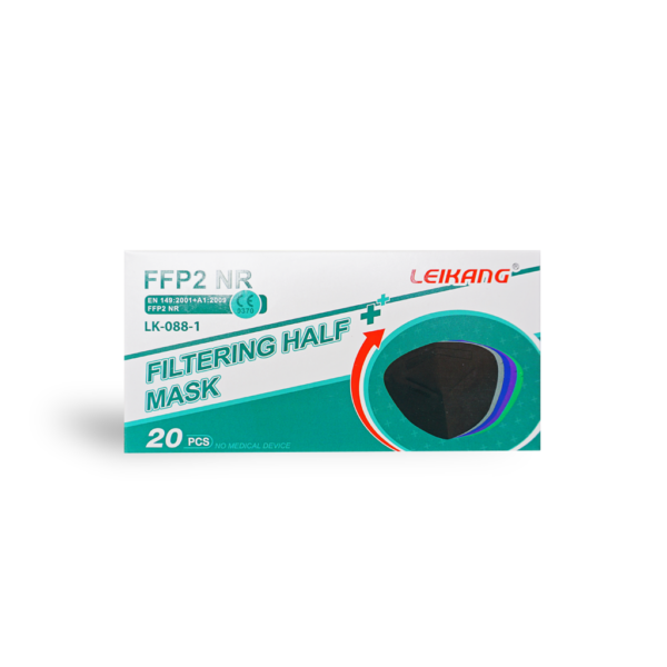 LEIKANG FFP2 Atemschutzmaske, 20er Boxen, grau