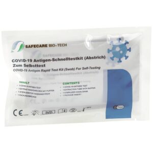 Safecare 1er COVID-19 Antigen Schnelltest, Softpack, MHD: 2024 (Laientest) - Expert Medizinbedarf