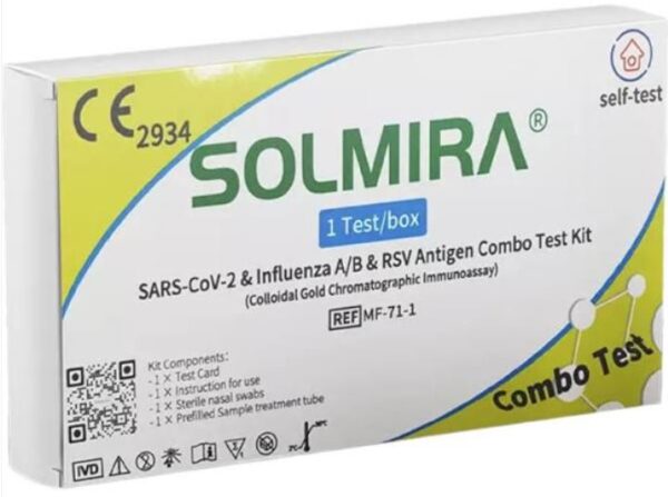 Solmira - Combotest Influenza A-B, RSV, COVID