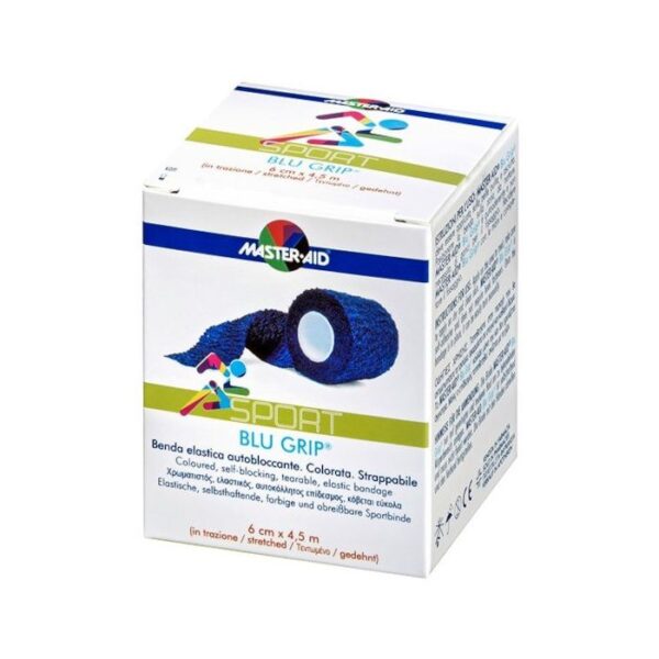 BLU GRIP® – elastische Haftfixierbinde in Blau - Expert Medizinbedarf