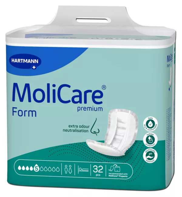 Paul-Hartmann - MoliCare® Premium Form, Inkontinenzvorlage 5 Tropfen, PZN: 17633560 - Expert Medizinbedarf