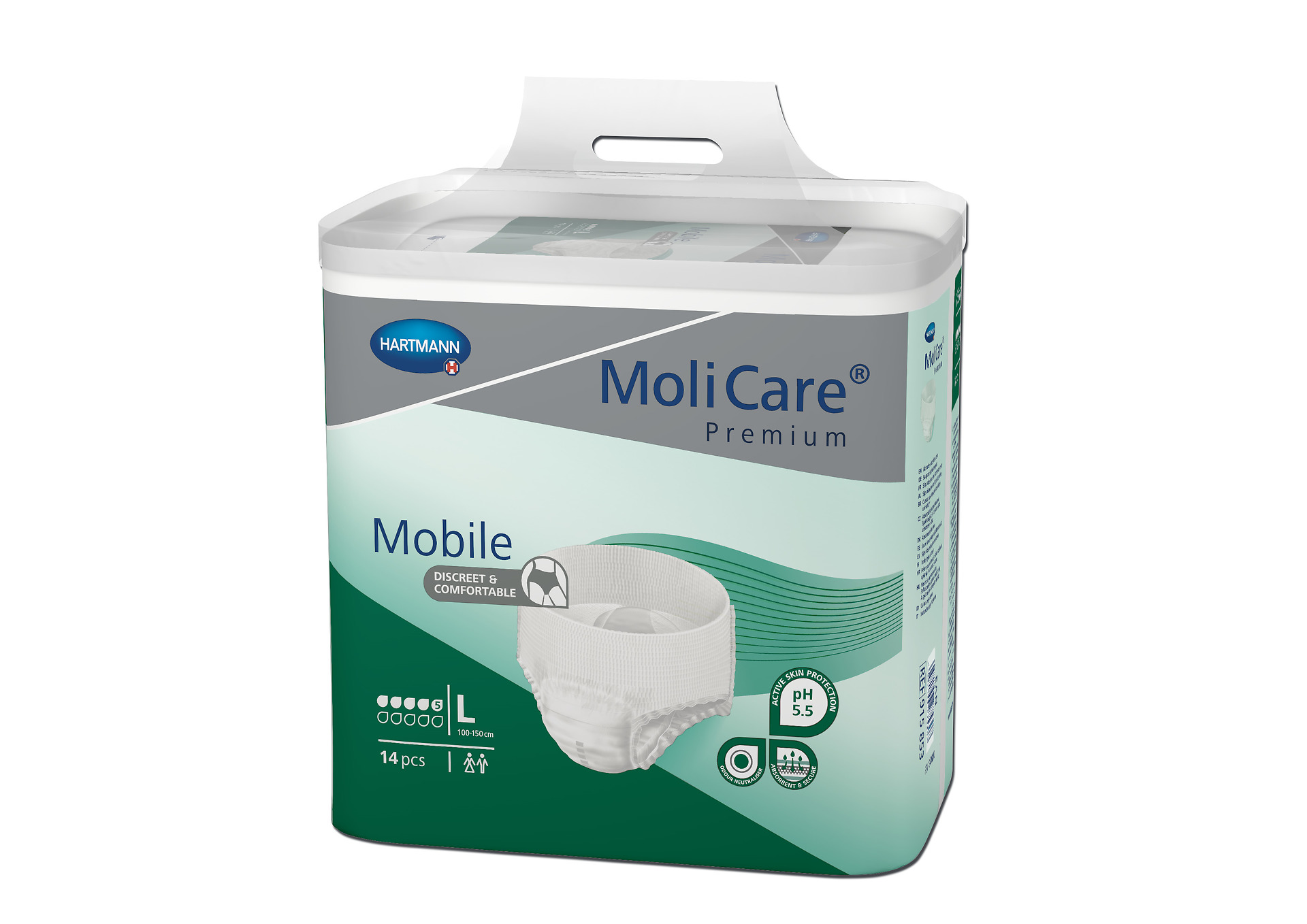 Paul-Hartmann - MoliCare® Premium Mobile Inkontinenzhosen, 5 Tropfen - Expert Medizinbedarf