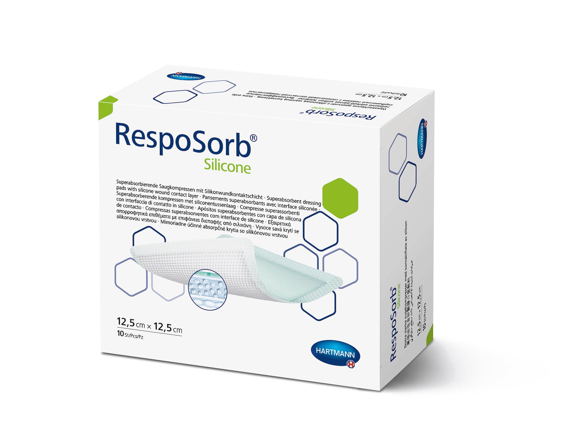 RespoSorb® Silicone- Saugkompresse - Expert Medizinbedarf