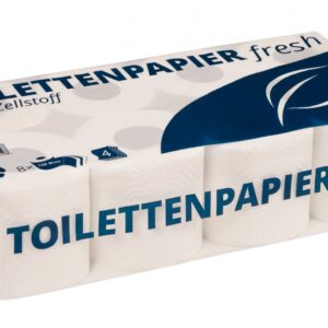 Huchtemeier Toilettenpapier Fresh, 4-lagig, 150 Blatt, weiß, Zellulose - Expert Medizinbedarf