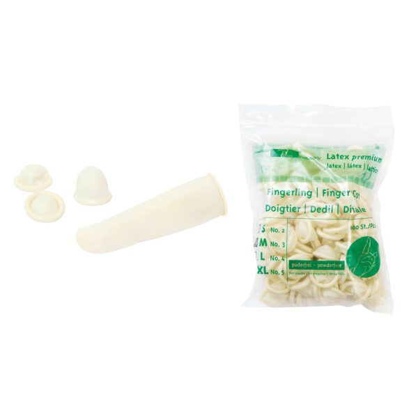 Meditrade Fingerlinge aus Latex, unsteril