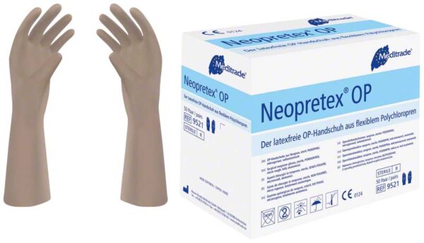Meditrade Neopretex® OP - OP-Handschuh aus Polychloropren, steril, puderfrei - Expert Medizinbedarf
