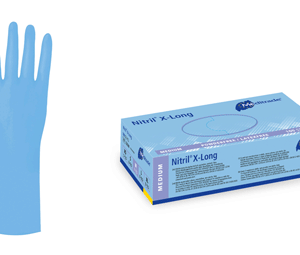 Meditrade Nitril® 3000 x-long Blue Untersuchungshandschuh - Expert Medizinbedarf