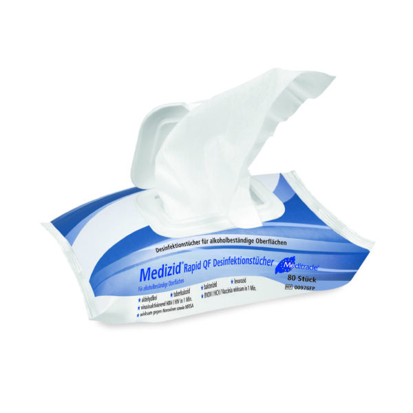 Meditrade - Medizid Rapid QF Desinfektionstücher, Flowpack