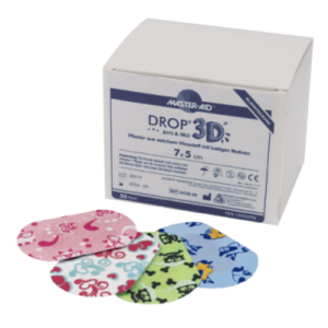 Master Aid - Drop 3D Boys & Girls Kinderpflaster 7cm x 5cm