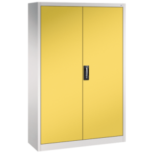 Flügeltürenschrank Acurado C 2000, 120x40x195cm,grau-gelb