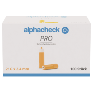 alphacheck PRO Sicherheitslanzette 21Gx2,4mm