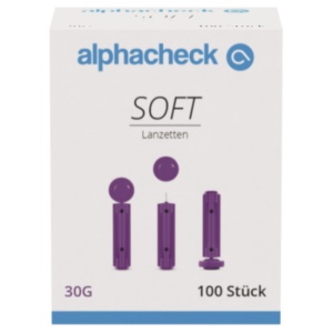 alphacheck soft Lanzetten 30Gx3mm,PZN: 12427608-100 Stück