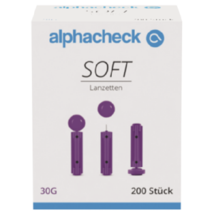 alphacheck soft Lanzetten 30Gx3mm,200 Stück