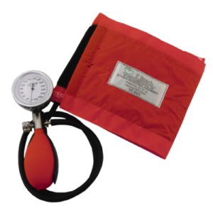 Blutdruckmessgerät Konstante I, Kunststoff verchromt glänzend, Farbe: rot - Expert Medizinbedarf