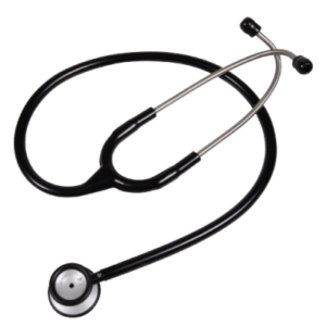 Stethoskop "Kinder-Prestige light" schwarz, aus Aluminium