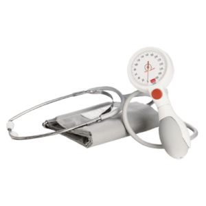 Klettmanschetten-Hülle für boso-egotest, für starke Arme, grau