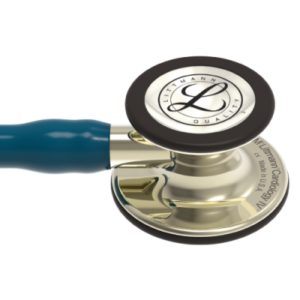 Cardiology IV™ Stethoskop, Champagner Edition, karibikblau