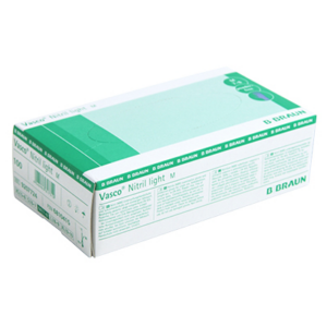 B.Braun - Vasco Nitril light, Gr. M, puder-u. latexfrei