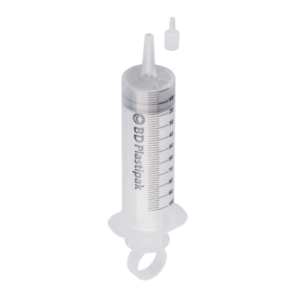 BD-Plastipak Wund-u. Blasenspritze 100ml,3tlg, Katheteransatz