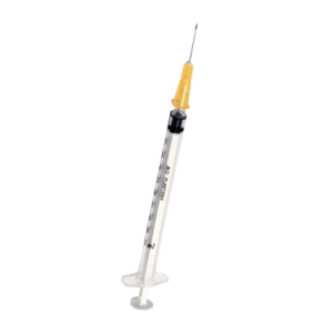 BD Plastipak Tuberkulinspritze 1ml, mit aufgesetzter Kanüle