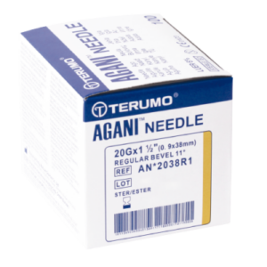 Terumo Agani-Kanülen, gelb, 0,9 x 38 mm (20G x 1½")