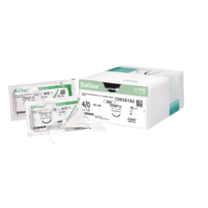 B. Braun-Nahtmaterial Dafilon blau, DSMP 19, USP 4/0