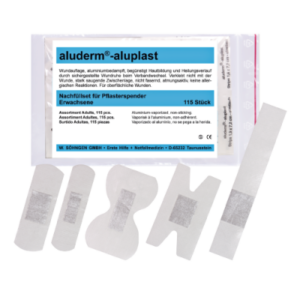 Nachfüllset f. Aluderm-aluplast Pflasterspender kompl.