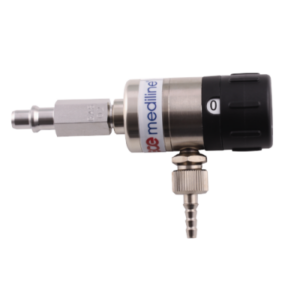 Flowregler mit Handrad, Mediflow Ultra P, DIN O2, 25