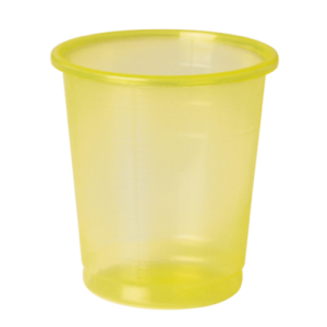 Medimex - Med-Becher classic plus, 30 ml, gelb