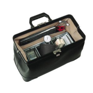 Arzttasche Practicus, Leder, schwarz