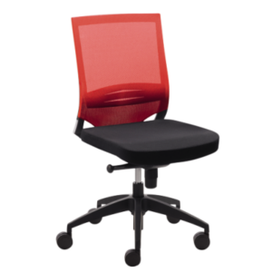 Mayer - Drehstuhl myOPTIMAX mit Netzrückenlehne, rot
