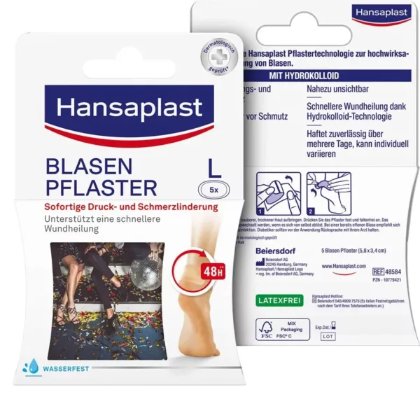 Hansaplast Blasenpflaster groß, PZN: 10779421