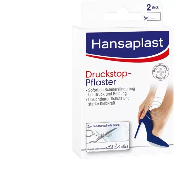 Hansaplast Druckstopp, Transparentes Schutzpolster