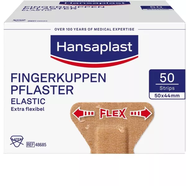 Hansaplast Elastic Fingerkuppenpflaster, 5 x 4,4 cm