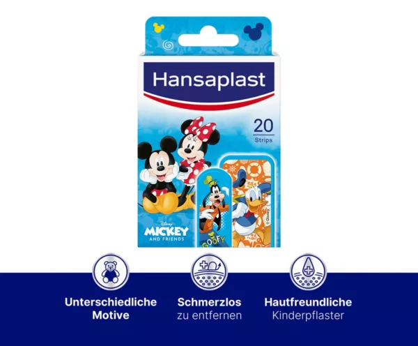 Hansaplast Junior Strips Micky Maus, Pflaster