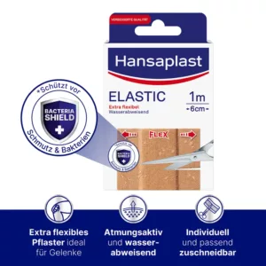 Hansaplast elastic, 4 cm x 5 m
