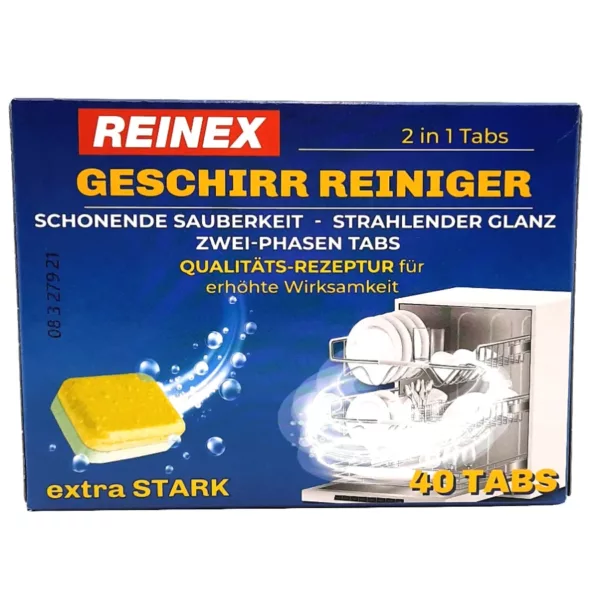 REINEX Geschirr-Reiniger Ultra Tabs, 40 Stück
