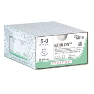 Ethicon-NahtmaterialFS 2, USP 4/0, 45 cm,schwarz monofil