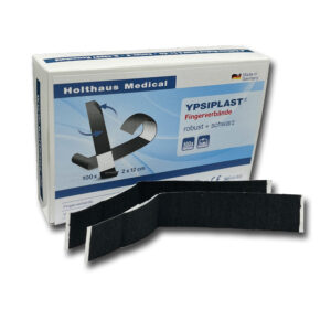 Holthaus YPSIPLAST Fingerverband 2x12cm, schwarz