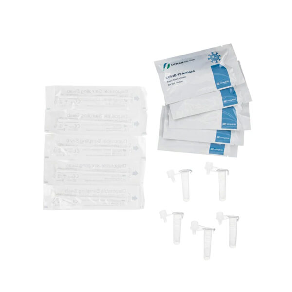 Safecare 5er COVID-19 Antigen Schnelltest, MHD: 01/2026